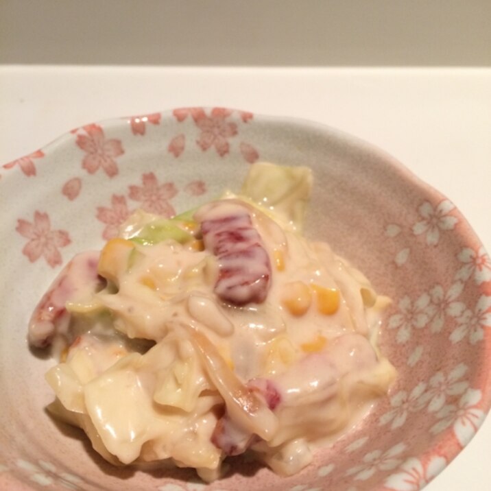 簡単 ベーコンとキャベツのクリーム煮♡